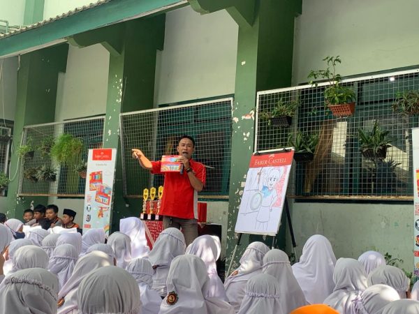 FABER CASTELL ADAKAN KOMPETISI MEWARNAI DI MIN 1 SLEMAN