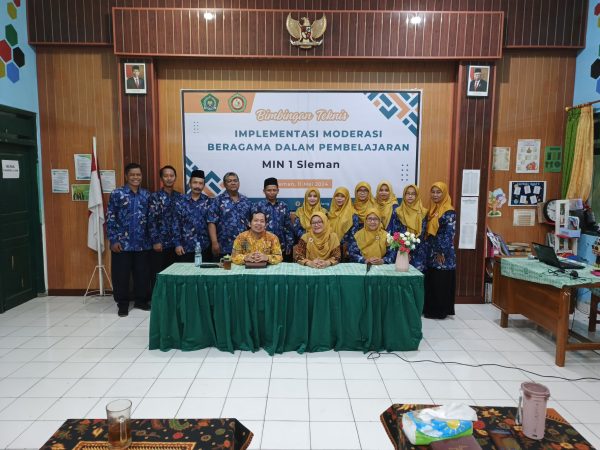 MIN 1 Sleman adakan BIMTEK Implementasi Moderasi Beragama dalam pembelajaran