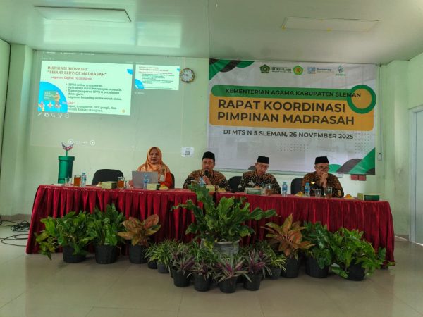 Rakor Pimpinan Madrasah Sleman: Perkuat Integritas, Kinerja Tinggi, dan Pencegahan Korupsi