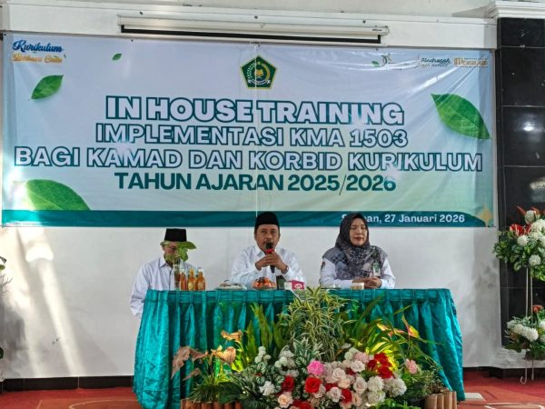Penguatan Implementasi KMA 1403: Kepala MIN 1 Sleman Hadiri In House Training Kamad dan Korbid Kurikulum TA 2026