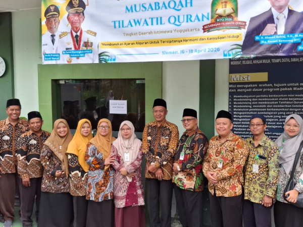 Pengawas Madrasah Sleman Monitoring Pelaksanaan TKA di MIN 1 Sleman