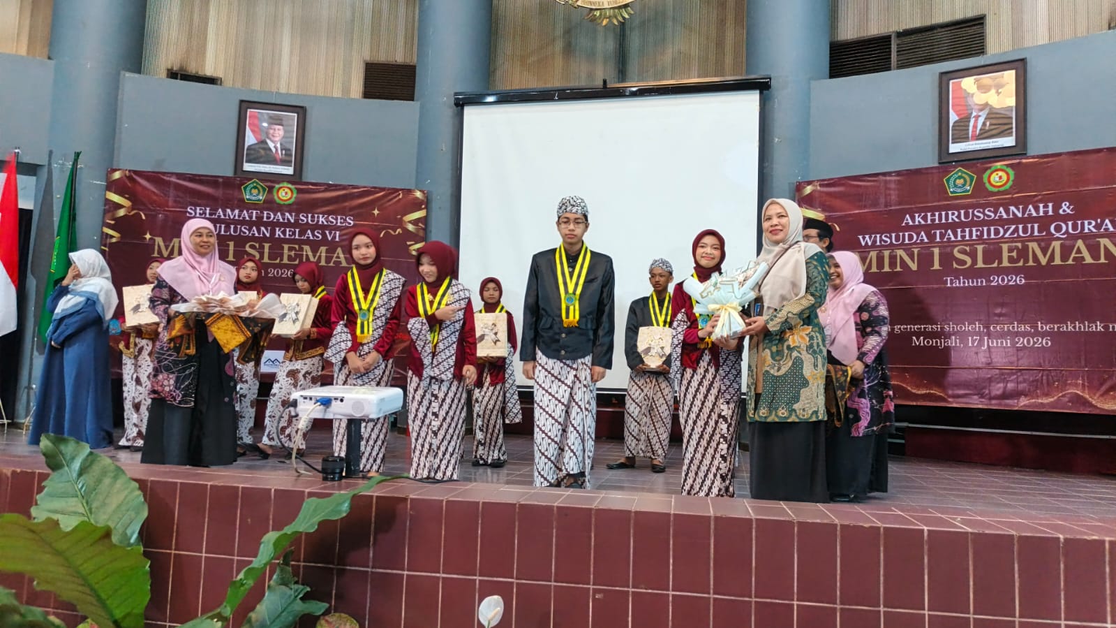 MIN 1 Sleman Gelar Akhirussanah dan Wisuda Tahfidz Kelas VI Tahun 2026