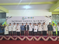 Murid MIN 1 Sleman Mengikuti Ujian Tahfidz HSN 2026