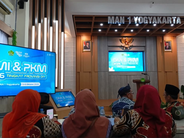 MIN 1 Sleman Ikuti Pembukaan OMI dan PKM DIY